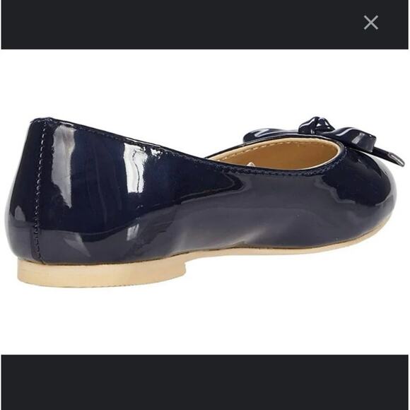Janie and Jack Classic Ballet Flats (Toddler/Little Kid/Big Kid) Navy Sz 9 - Picture 4 of 7